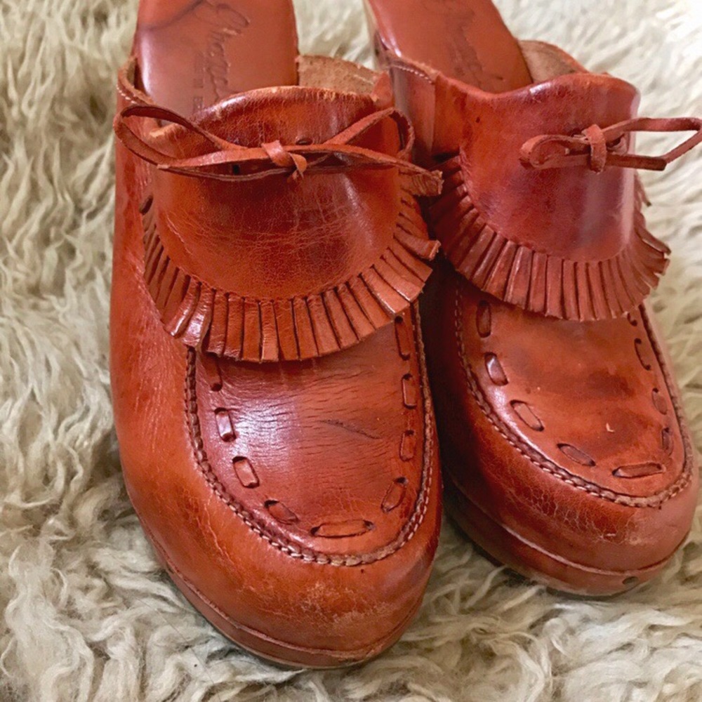 🌼1970s Brazilian platform clogs🌿